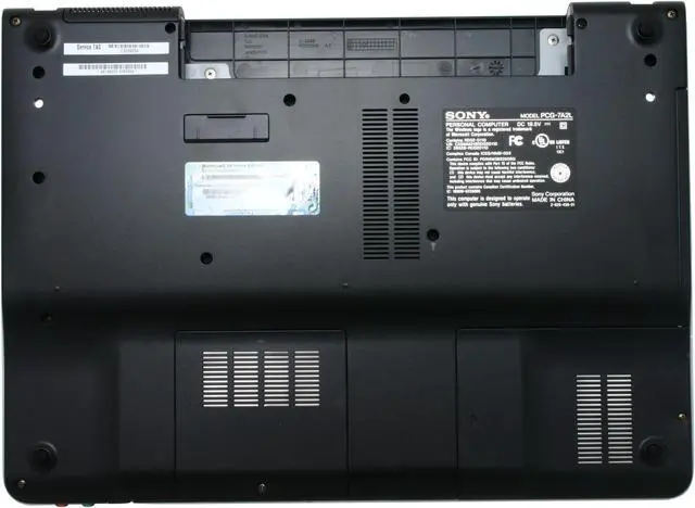 Alt view image 10 of 12 - SONY Laptop VAIO FS Series Intel Pentium M 740 1GB Memory 80GB HDD NVIDIA GeForce Go 6200 15.4" Windows XP Home VGN-FS660/W