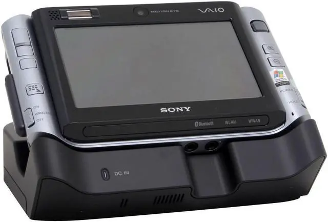 Alt view image 8 of 17 - SONY VAIO UX Series VGN-UX180P 512MB Memory 4.5" 1024 x 600 Ultra Mobile PC Windows XP Professional