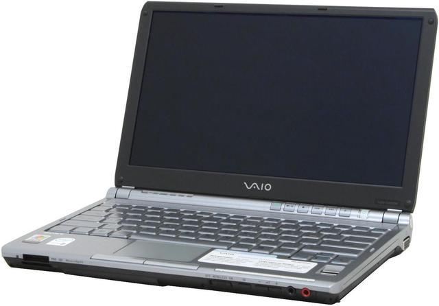 SONY Laptop VAIO TX Series Intel Core Solo U1400 1GB Memory 80GB HDD Intel  GMA 950 11.1