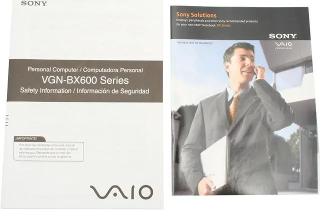 Alt view image 14 of 15 - SONY Laptop VAIO BX Series Intel Core 2 Duo T7200 1GB Memory 100GB HDD ATI Mobility Radeon X1600 14.1" Windows XP Professional VGN-BX640P47