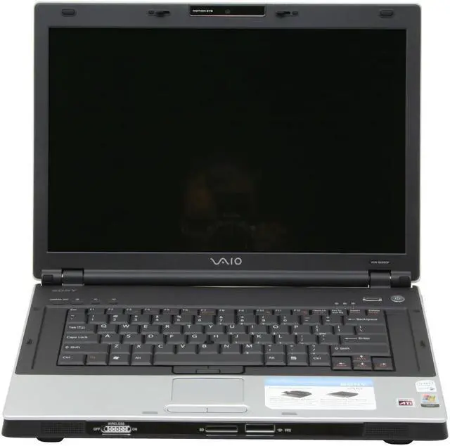 Alt view image 3 of 15 - SONY Laptop VAIO BX Series Intel Core 2 Duo T7400 1GB Memory 120GB HDD ATI Mobility Radeon X1600 15.4" Windows XP Professional VGN-BX660P50