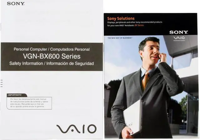 Alt view image 13 of 14 - SONY Laptop VAIO BX Series Intel Core 2 Duo T7200 1GB Memory 80GB HDD Intel GMA 950 14.1" Windows XP Professional VGN-BX640PS3