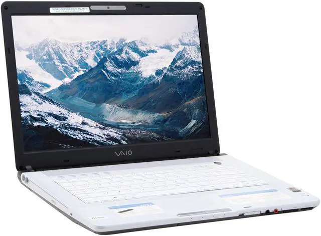 Main image of SONY Laptop VAIO FE Series Intel Core 2 Duo T5600 1GB Memory 120GB HDD Intel GMA 950 15.4" Windows XP Media Center VGN-FE770G