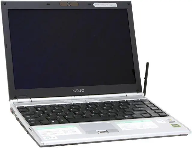 Alt view image 2 of 16 - SONY VAIO SZ Series 13.3" Intel Core 2 Duo T7200 2GB Memory DDR2 533 Windows XP Professional