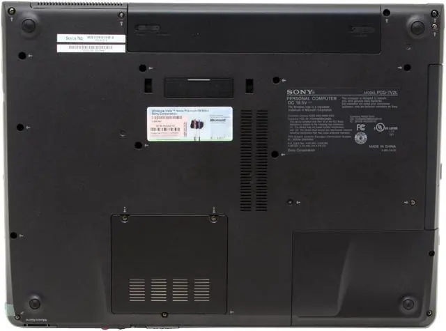 Alt view image 11 of 14 - SONY Laptop VAIO FE Series Intel Core 2 Duo T5500 2GB Memory 160GB HDD Intel GMA 950 15.4" Windows Vista Home Premium VGN-FE880E/H