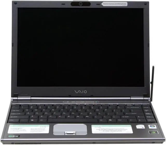 Alt view image 3 of 14 - SONY VAIO SZ Series 13.3" Intel Core 2 Duo T7400 2GB Memory DDR2 533 Windows Vista Business VGN-SZ491N/X