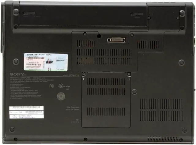 Alt view image 11 of 14 - SONY VAIO SZ Series 13.3" Intel Core 2 Duo T7400 2GB Memory DDR2 533 Windows Vista Business VGN-SZ491N/X