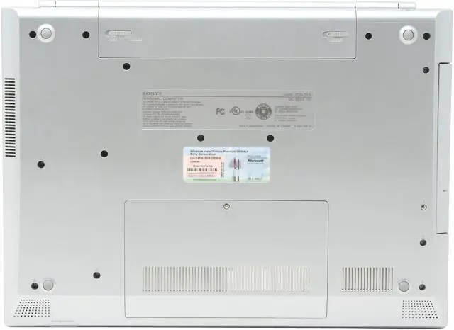 Alt view image 10 of 13 - SONY Laptop VAIO N Series Intel Core Duo T2250 1GB Memory 120GB HDD Intel GMA 950 15.4" Windows Vista Home Premium VGN-N250E/B