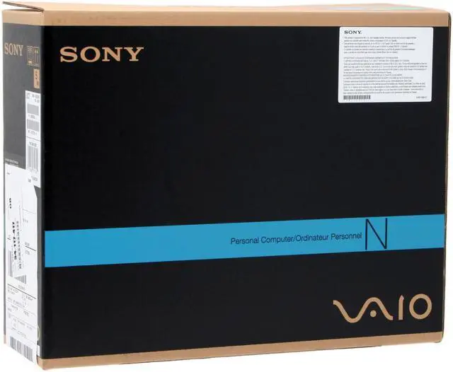 Alt view image 13 of 13 - SONY Laptop VAIO N Series Intel Core Duo T2250 1GB Memory 120GB HDD Intel GMA 950 15.4" Windows Vista Home Premium VGN-N250E/B