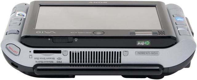 Alt view image 6 of 16 - SONY VAIO UX Series VGN-UX380N Ultra-Mobile PC Intel Core Solo U1500(1.33 GHz) 4.5" WSVGA 1GB DDR2 400 40GB 4200rpm Intel GMA950 Windows Vista Business