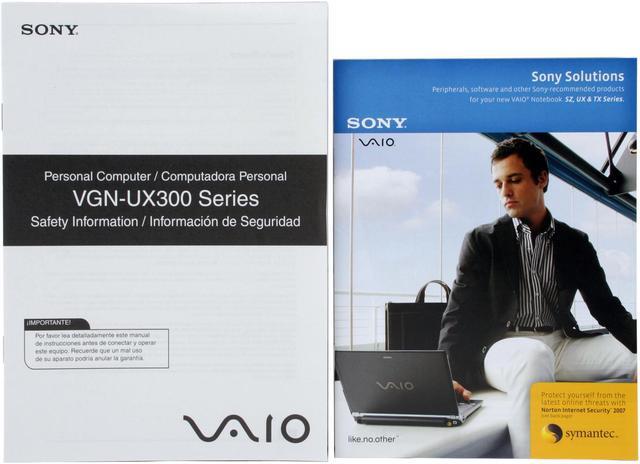 Alt view image 14 of 16 - SONY VAIO UX Series VGN-UX380N Ultra-Mobile PC Intel Core Solo U1500(1.33 GHz) 4.5" WSVGA 1GB DDR2 400 40GB 4200rpm Intel GMA950 Windows Vista Business