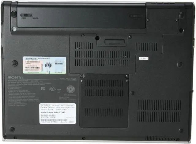 Alt view image 11 of 14 - SONY Laptop VAIO SZ Series Intel Core 2 Duo T7200 2GB Memory 160GB HDD NVIDIA GeForce Go 7400 and Intel GMA950 13.3" Windows Vista Business VGN-SZ440N14