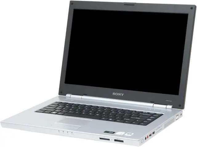 Alt view image 2 of 13 - SONY Laptop VAIO N Series Intel Core Duo T2250 1GB Memory 100GB HDD Intel GMA 950 15.4" Windows Vista Business VGN-N230N/B