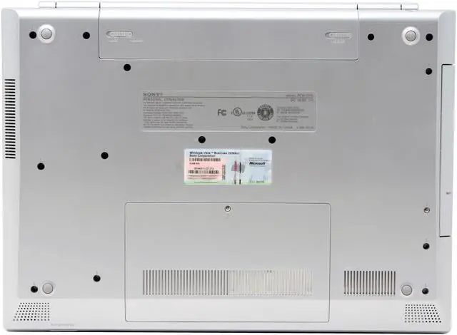 Alt view image 9 of 13 - SONY Laptop VAIO N Series Intel Core Duo T2250 1GB Memory 100GB HDD Intel GMA 950 15.4" Windows Vista Business VGN-N230N/B