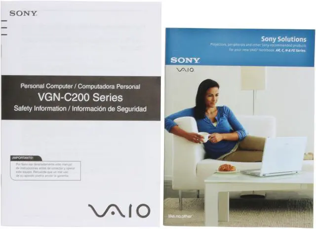 Alt view image 12 of 13 - SONY VAIO C Series 13.3" Intel Core 2 Duo T5500 2GB Memory DDR2 533 Windows Vista Business