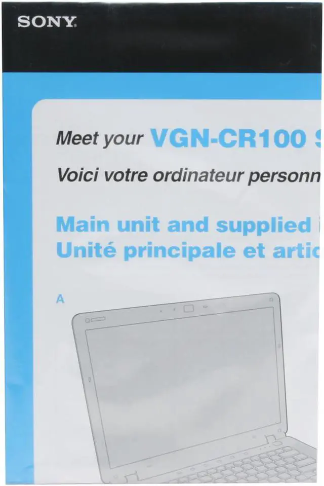 Alt view image 17 of 18 - SONY Laptop VAIO CR Series Intel Core 2 Duo T7100 2GB Memory 160GB HDD Intel GMA X3100 14.1" Windows Vista Home Premium VGN-CR120E/P
