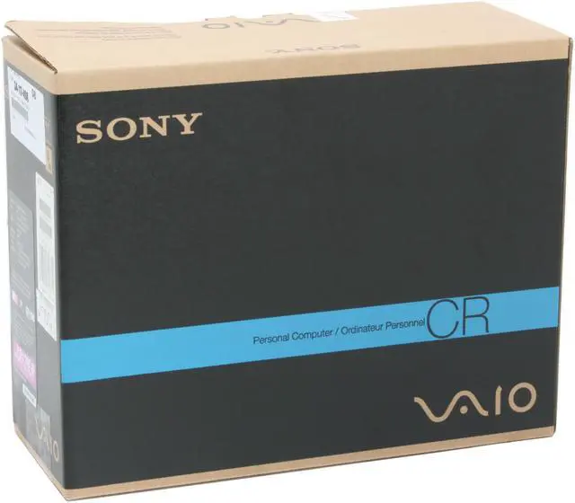 Alt view image 18 of 18 - SONY Laptop VAIO CR Series Intel Core 2 Duo T7100 2GB Memory 160GB HDD Intel GMA X3100 14.1" Windows Vista Home Premium VGN-CR120E/P