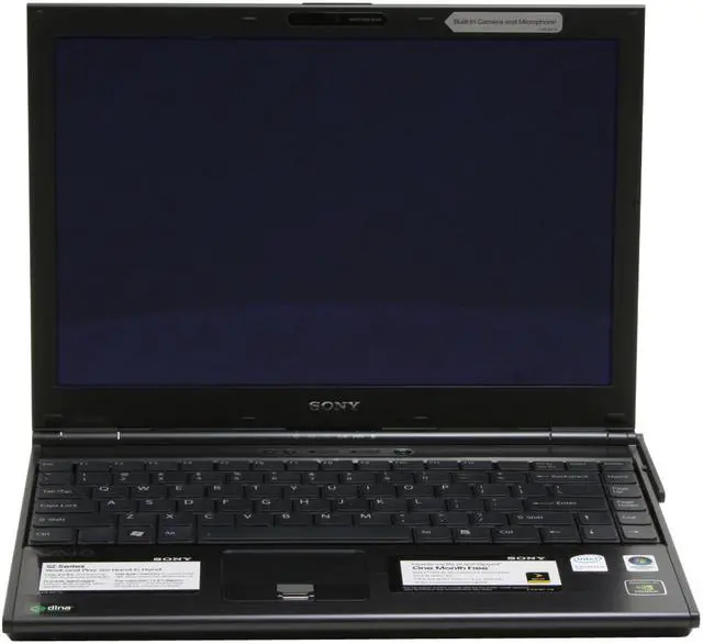 Alt view image 2 of 16 - SONY Laptop VAIO SZ Series Intel Core 2 Duo T7700 2GB Memory 160GB HDD NVIDIA GeForce 8400M GS and Intel GMA X3100 13.3" Windows Vista Business VGN-SZ670N/C