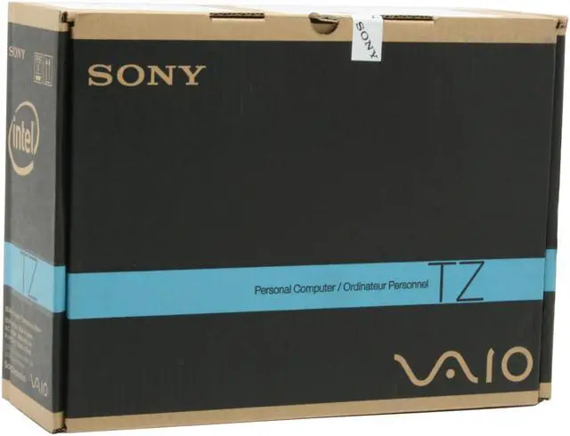 Alt view image 14 of 14 - SONY Laptop VAIO TZ Series Intel Core 2 Duo U7500 1GB Memory 100GB HDD Intel GMA 950 11.1" Windows Vista Business VGN-TZ130N/B