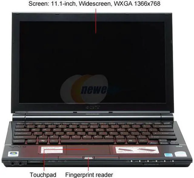 Alt view image 4 of 14 - SONY Laptop VAIO TZ Series Intel Core 2 Duo U7500 1GB Memory 100GB HDD Intel GMA 950 11.1" Windows Vista Business VGN-TZ130N/B