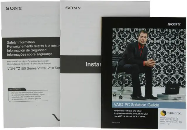 Alt view image 12 of 17 - SONY Laptop VAIO TZ Series Intel Core 2 Duo U7600 2GB Memory 32GB HDD Intel GMA 950 11.1" Windows Vista Business VGN-TZ191N/XC