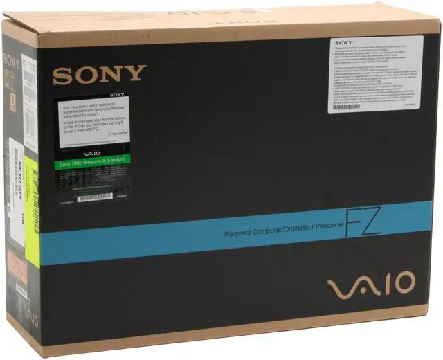 Alt view image 17 of 17 - SONY Laptop VAIO FZ Series Intel Core 2 Duo T7250 2GB Memory 250GB HDD Intel GMA X3100 15.4" Windows Vista Home Premium VGN-FZ240E/B