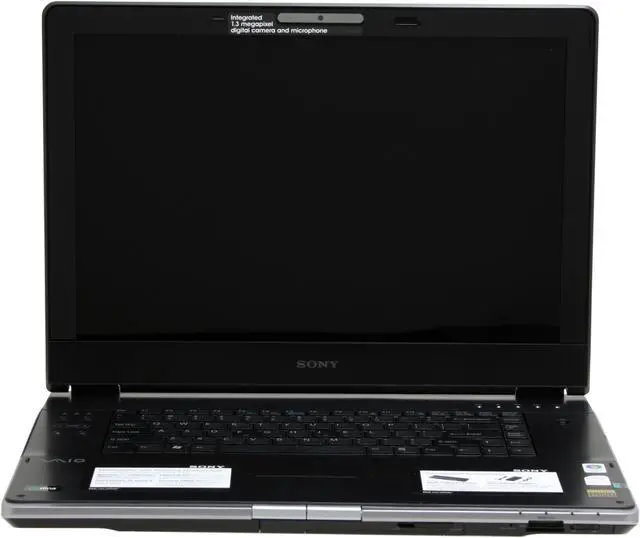 Alt view image 2 of 15 - SONY Laptop VAIO AR Series Intel Core 2 Duo T7100 2GB Memory 200GB HDD NVIDIA GeForce 8400M GT 17.0" Windows Vista Home Premium VGN-AR610E