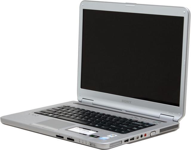 SONY Laptop VAIO NR Series Intel Pentium dual-core T2330 (1.60GHz) 1GB  Memory 160GB HDD Intel GMA X3100 15.4