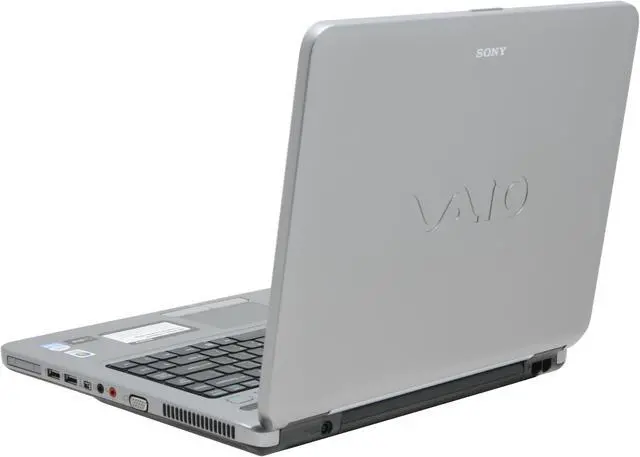 Alt view image 5 of 14 - SONY Laptop VAIO NR Series Intel Pentium T2330 1GB Memory 160GB HDD Intel GMA X3100 15.4" Windows Vista Home Premium VGN-NR140E/S