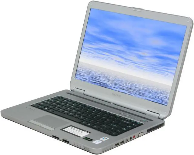 SONY Laptop VAIO NR Series Intel Core 2 Duo T5250 1GB Memory 160GB