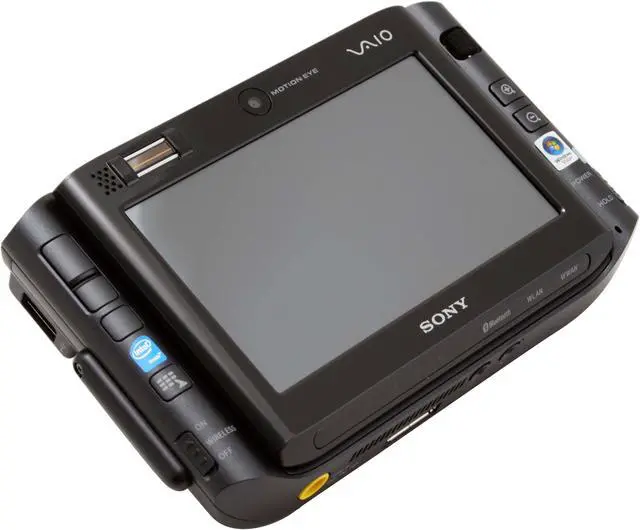 Alt view image 2 of 15 - SONY VAIO UX Series VGN-UX490N/C Ultra-Mobile PC Intel Core 2 Solo U2200(1.20 GHz) 4.5" WSVGA 1GB DDR2 400 48GB Intel GMA950 Windows Vista Business