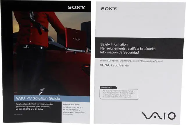 Alt view image 14 of 15 - SONY VAIO UX Series VGN-UX490N/C Ultra-Mobile PC Intel Core 2 Solo U2200(1.20 GHz) 4.5" WSVGA 1GB DDR2 400 48GB Intel GMA950 Windows Vista Business