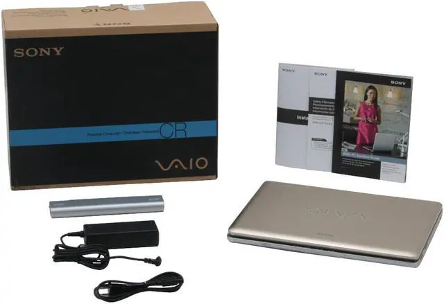 Alt view image 13 of 13 - SONY Laptop VAIO CR Series Intel Core 2 Duo T7250 2GB Memory 250GB HDD Intel GMA X3100 14.1" Windows Vista Home Premium VGN-CR320E/N