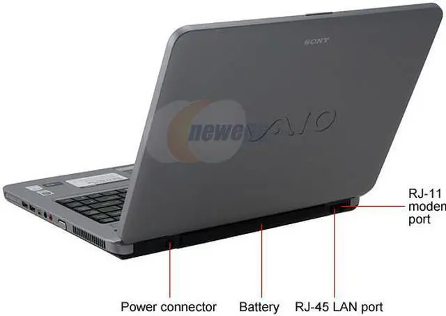 Alt view image 3 of 14 - SONY VAIO NR Series 15.4" Intel Core 2 Duo T5450 2GB Memory DDR2 667 Windows Vista Home Premium VGN-NR285E/S