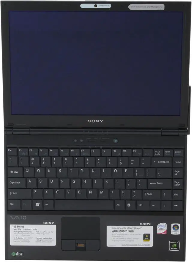 Alt view image 13 of 14 - SONY Laptop VAIO SZ Series Intel Core 2 Duo T9300 4GB Memory 250GB HDD NVIDIA GeForce 8400M GS and Intel GMA X3100 13.3" Windows Vista Business / XP Professional downgrade VGN-SZ791N/X