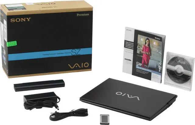 Alt view image 14 of 14 - SONY Laptop VAIO SZ Series Intel Core 2 Duo T9300 4GB Memory 250GB HDD NVIDIA GeForce 8400M GS and Intel GMA X3100 13.3" Windows Vista Business / XP Professional downgrade VGN-SZ791N/X