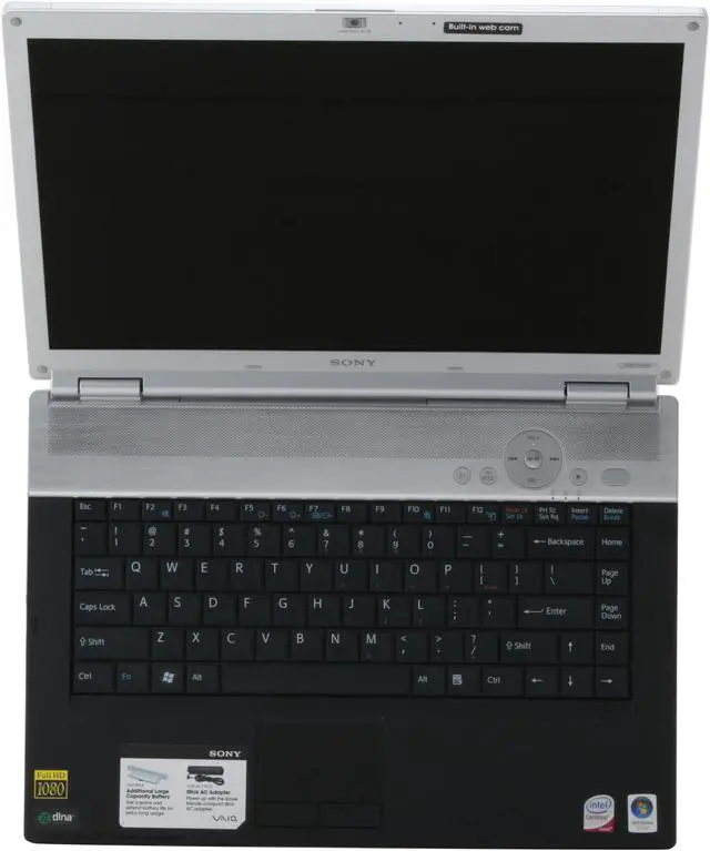 Alt view image 13 of 14 - SONY Laptop VAIO FZ Series Intel Core 2 Duo T9500 3GB Memory 300GB HDD NVIDIA GeForce 8400M GT 15.4" Windows Vista Business VGN-FZ490NGB