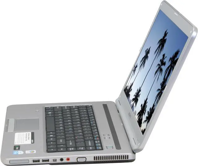 Alt view image 2 of 16 - SONY Laptop VAIO NR Series Intel Pentium T2390 2GB Memory 160GB HDD Intel GMA X3100 15.4" Windows Vista Home Premium VGN-NR430E/S