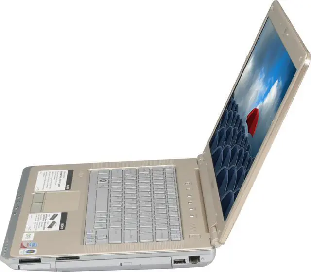 Alt view image 2 of 18 - SONY Laptop VAIO CR Series Intel Core 2 Duo T8100 3GB Memory 320GB HDD Intel GMA X3100 14.1" Windows Vista Home Premium VGN-CR520E/N