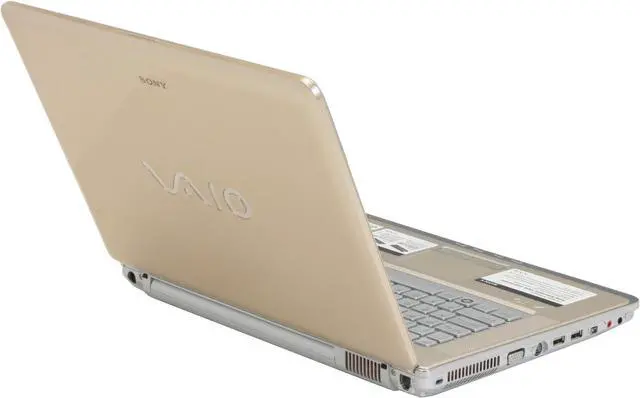 Alt view image 5 of 18 - SONY Laptop VAIO CR Series Intel Core 2 Duo T8100 3GB Memory 320GB HDD Intel GMA X3100 14.1" Windows Vista Home Premium VGN-CR520E/N