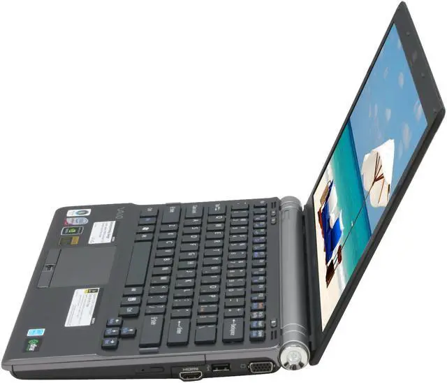 Alt view image 2 of 17 - SONY Laptop VAIO Z Series Intel Core 2 Duo P8600 3GB Memory 250GB HDD NVIDIA GeForce 9300M GS and Intel GMA 4500MHD 13.1" Windows Vista Business/XP Professional downgrade VGN-Z550N/B
