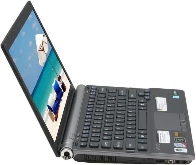 Alt view image 6 of 17 - SONY Laptop VAIO Z Series Intel Core 2 Duo P8600 3GB Memory 250GB HDD NVIDIA GeForce 9300M GS and Intel GMA 4500MHD 13.1" Windows Vista Business/XP Professional downgrade VGN-Z550N/B