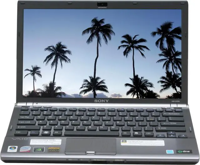 Alt view image 8 of 17 - SONY Laptop VAIO Z Series Intel Core 2 Duo P9500 3GB Memory 320GB HDD NVIDIA GeForce 9300M GS and Intel GMA 4500MHD 13.1" Windows Vista Business/XP Professional downgrade VGN-Z570N/B