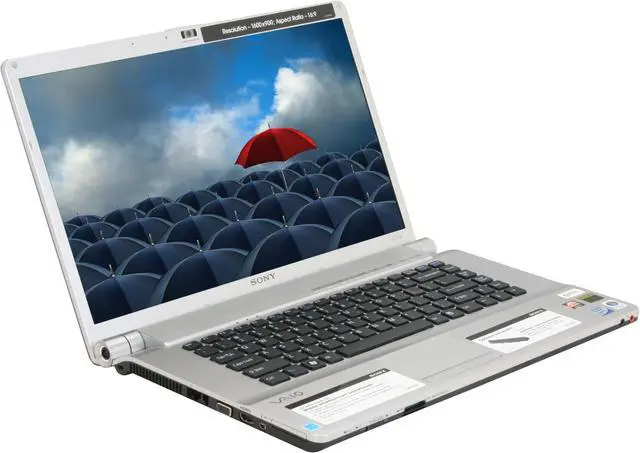 Alt view image 7 of 17 - SONY Laptop VAIO FW Series Intel Core 2 Duo P8400 3GB Memory 250GB HDD ATI Mobility Radeon HD 3470 16.4" Windows Vista Home Premium VGN-FW139E/H