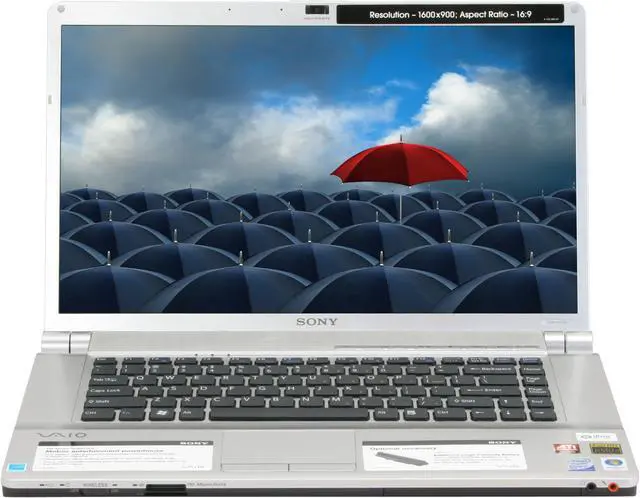Alt view image 8 of 17 - SONY Laptop VAIO FW Series Intel Core 2 Duo P8400 3GB Memory 250GB HDD ATI Mobility Radeon HD 3470 16.4" Windows Vista Home Premium VGN-FW139E/H