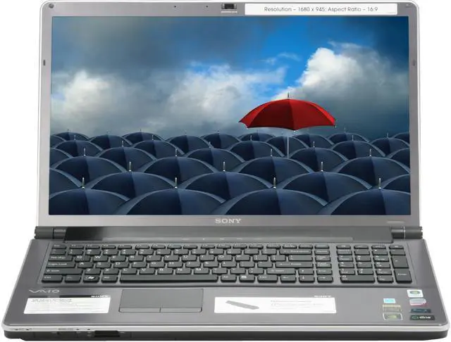 Alt view image 8 of 17 - SONY Laptop VAIO AW Series Intel Core 2 Duo P8400 4GB Memory 320GB HDD NVIDIA GeForce 9300M GS 18.4" Windows Vista Home Premium 64-bit VGN-AW110J/H