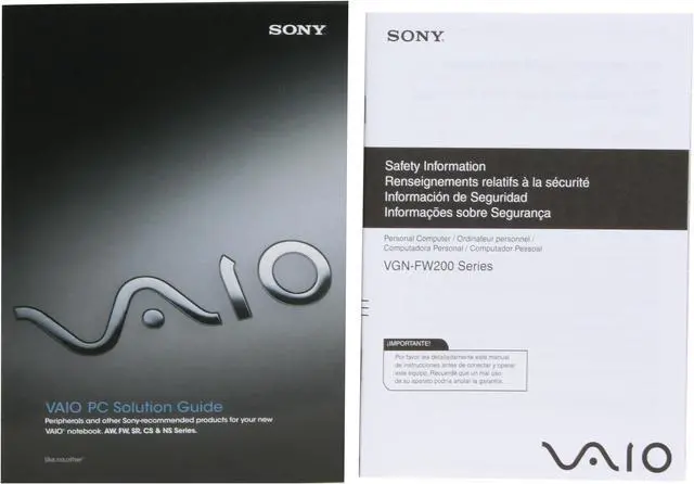 Alt view image 16 of 17 - SONY Laptop VAIO FW Series Intel Core 2 Duo P8400 4GB Memory 250GB HDD ATI Mobility Radeon HD 3650 16.4" Windows Vista Home Premium 64-bit VGN-FW290JQB