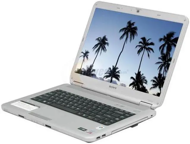 Main image of SONY Laptop VAIO NS Series Intel Core 2 Duo T5800 3GB Memory 250GB HDD Intel GMA 4500MHD 15.4" Windows Vista Home Premium VGN-NS140E/S