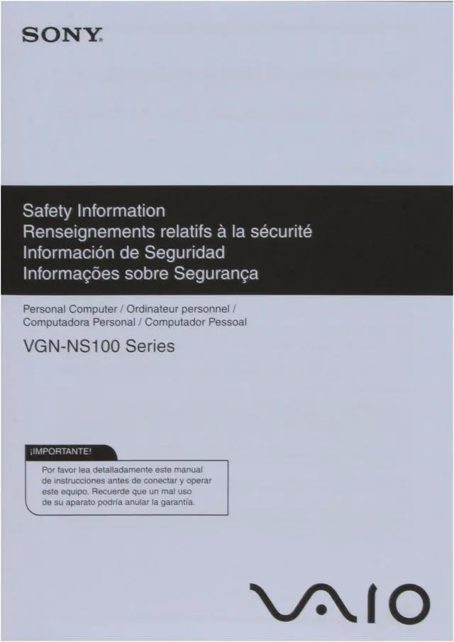 Alt view image 16 of 17 - SONY Laptop VAIO NS Series Intel Core 2 Duo T5800 3GB Memory 250GB HDD Intel GMA 4500MHD 15.4" Windows Vista Home Premium VGN-NS140E/W