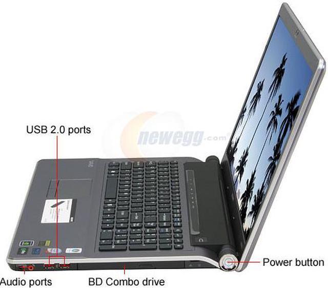 Alt view image 2 of 17 - SONY Laptop VAIO AW Series Intel Core 2 Duo P8600 4GB Memory 250GB HDD NVIDIA GeForce 9600M GT 18.4" Windows Vista Home Premium 64-bit VGN-AW190JAH